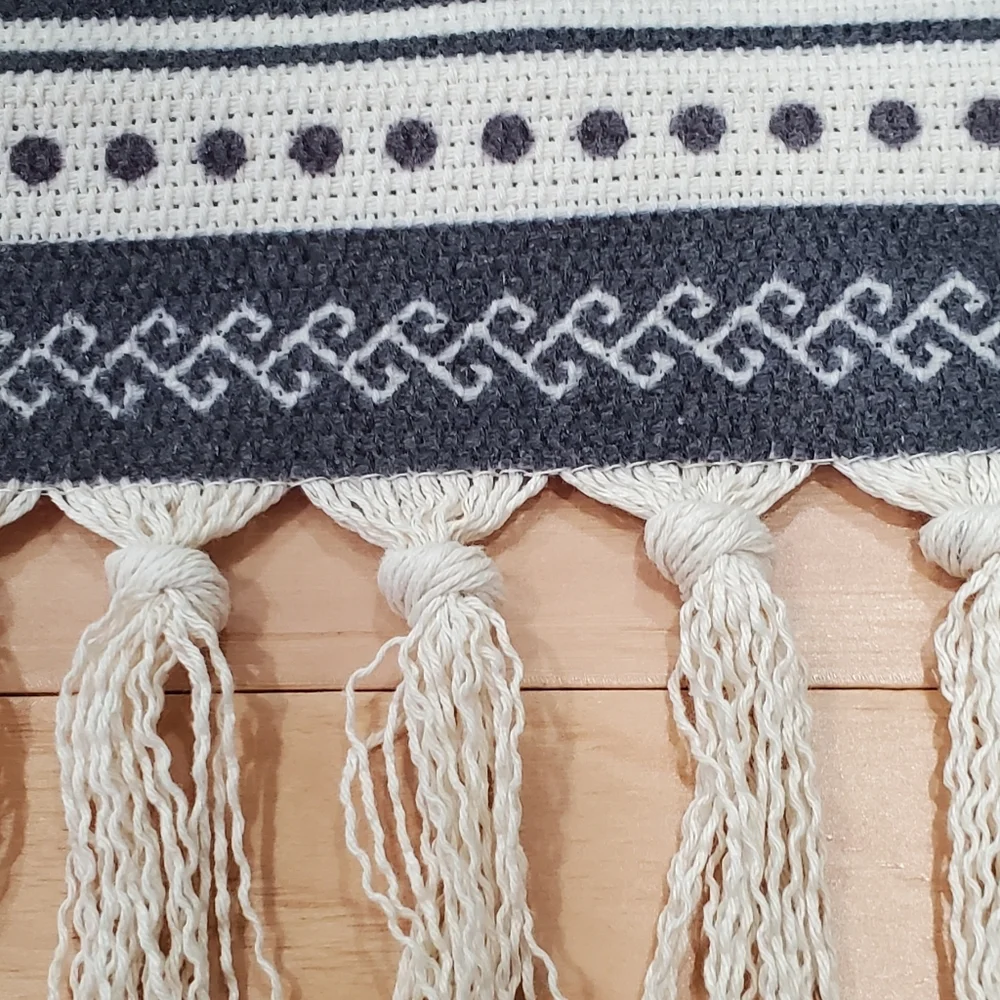 2 Pcs Macrame Woven Mandala tapestry